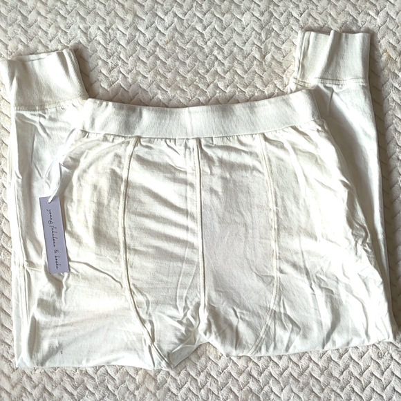 NWT Young Fabulous & Broke White Joggers - Picture 4 of 4